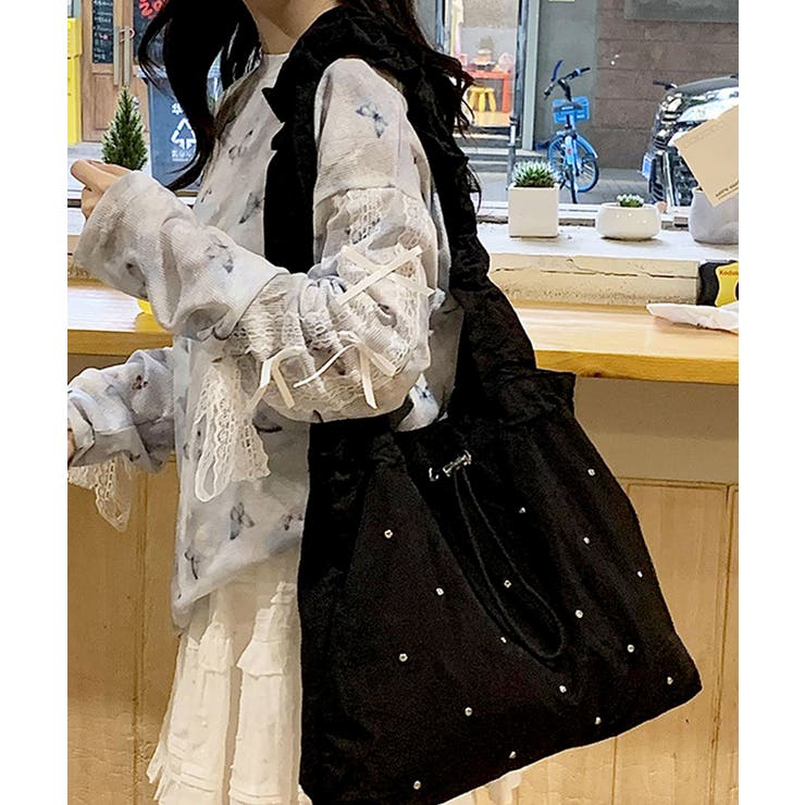 ブラック | トートバッグ レディース おしゃれ | ninon