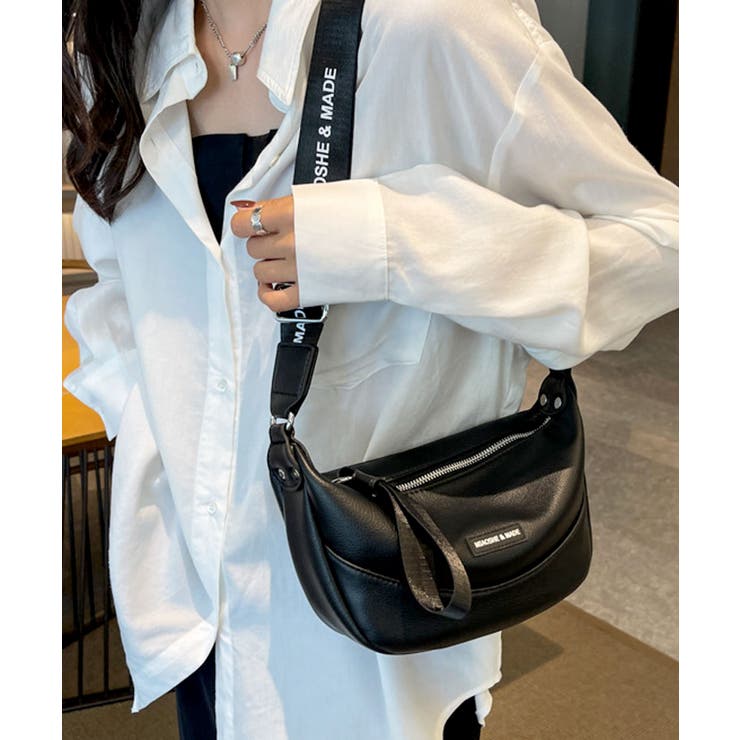 ブラック | ショルダーバッグ レディース 斜めがけ | ninon