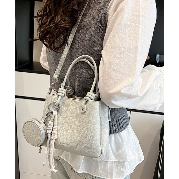 ブルーグレー | ショルダーバッグ レディース 斜めがけ | ninon