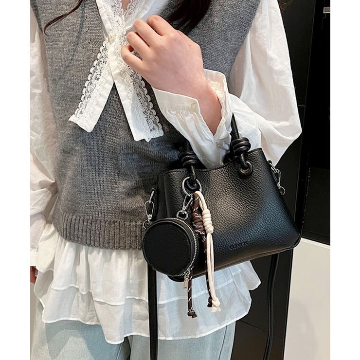 ブラック | ショルダーバッグ レディース 斜めがけ | ninon