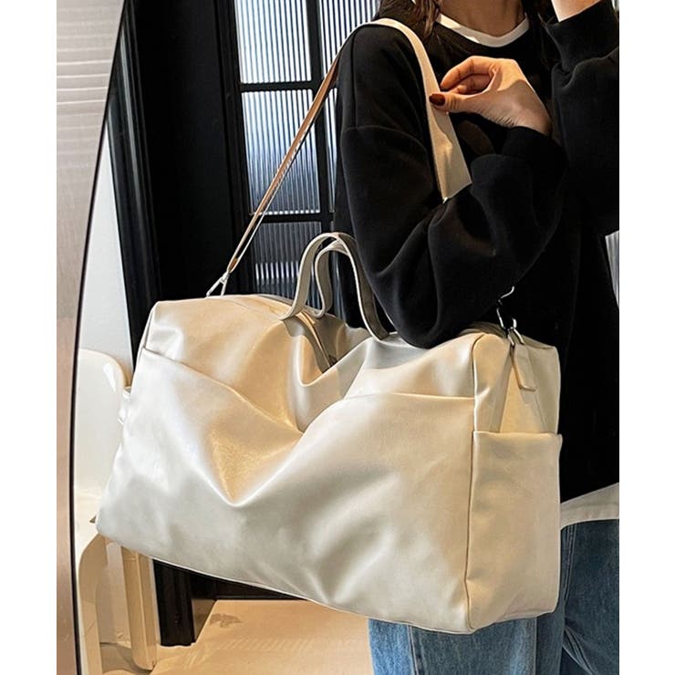 オフホワイト | ボストンバッグ 旅行 レディース | ninon