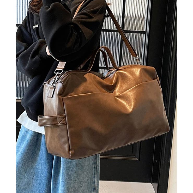 ブラウン | ボストンバッグ 旅行 レディース | ninon