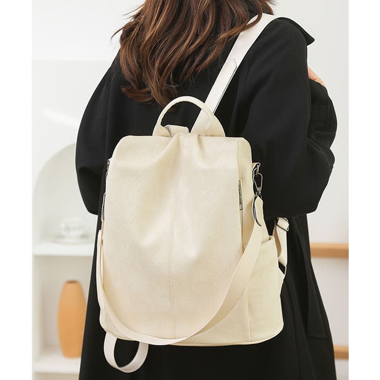 アイボリー | リュック レディース 軽量 | ninon