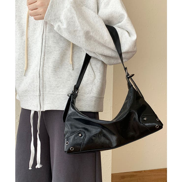 グランジブラック | ショルダーバッグ レディース 斜めがけ | ninon