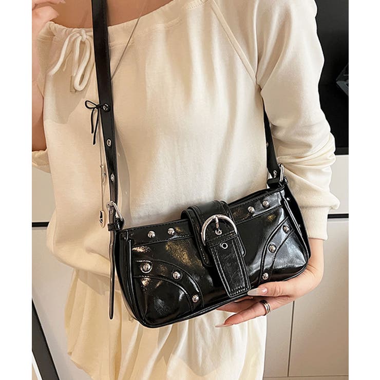 ブラック | ショルダーバッグ レディース 斜めがけ | ninon