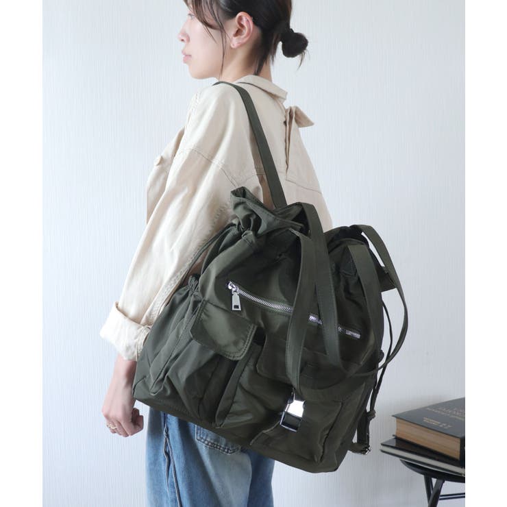 グリーン | トートバッグ レディース 軽量 | ninon