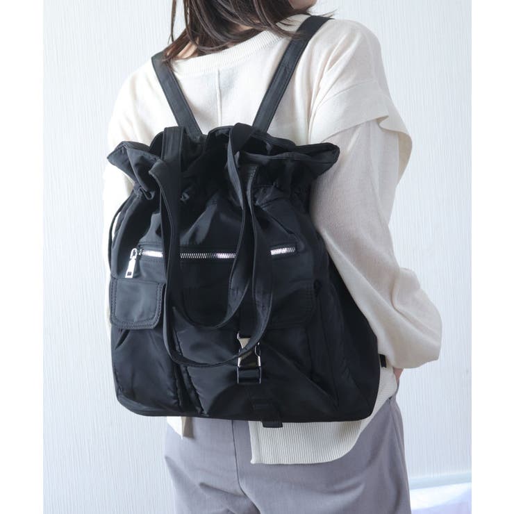 ブラック | トートバッグ レディース 軽量 | ninon