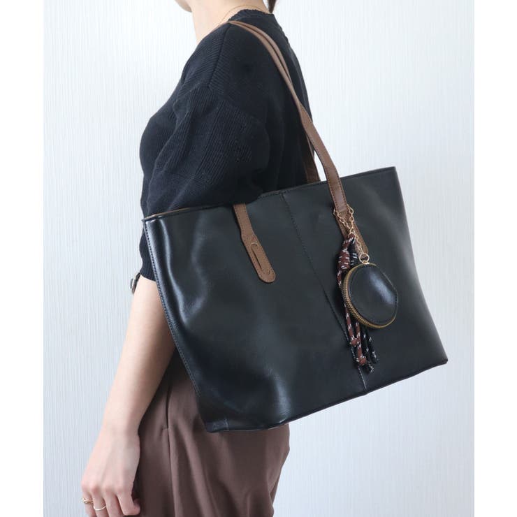 ブラック | トートバッグ レディース おしゃれ | ninon