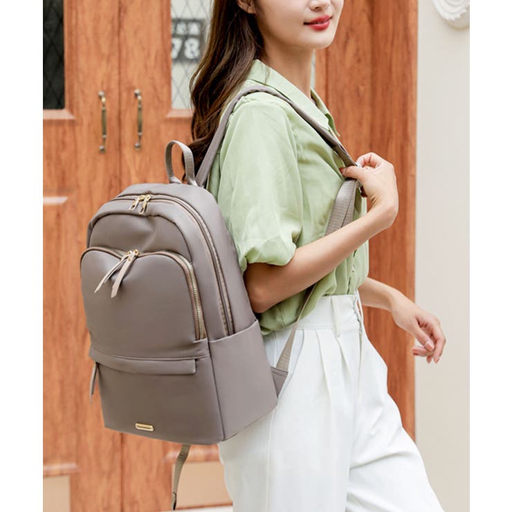 グレイッシュベージュ | リュック レディース 軽量 | ninon