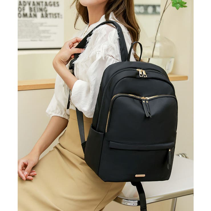 ブラック | リュック レディース 軽量 | ninon