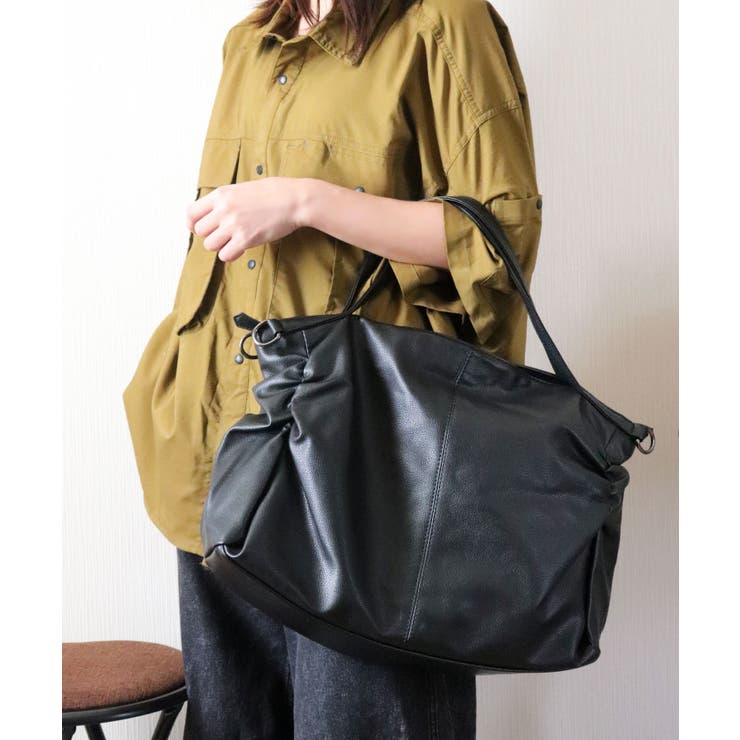 ブラック | トートバッグ レディース 大きめ | ninon