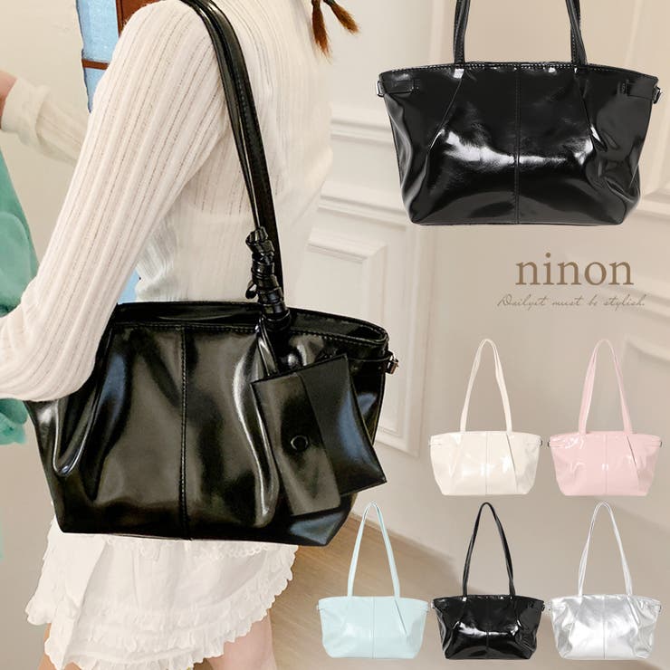 トートバッグ レディース ファスナー付き | ninon | 詳細画像1 