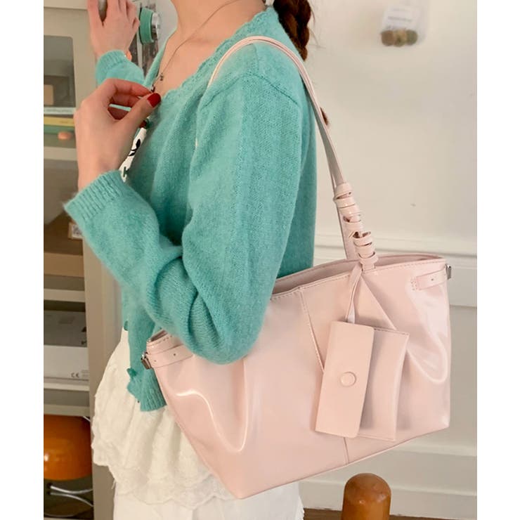 ピンク | トートバッグ レディース ファスナー付き | ninon