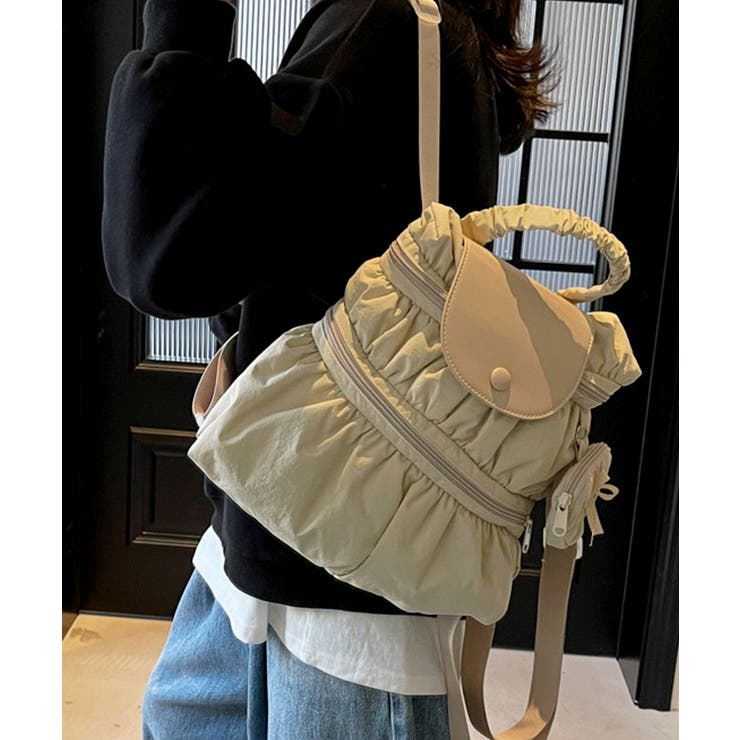 ベージュ | リュック レディース 軽量 | ninon
