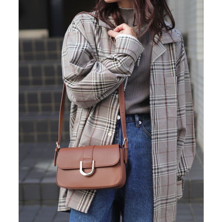 シュリンクブラウン | ショルダーバッグ レディース おしゃれ | ninon