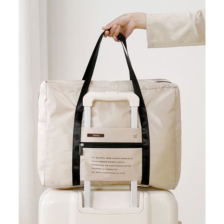 クリーム | ボストンバッグ 旅行 レディース | ninon