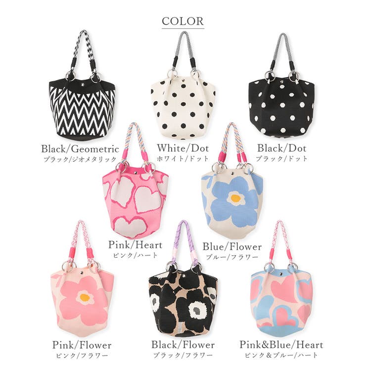 ニットバッグ ミニ 持ち手 | ninon | 詳細画像20 