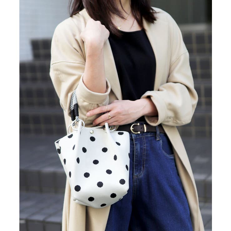 ニットバッグ ミニ 持ち手 | ninon | 詳細画像5 