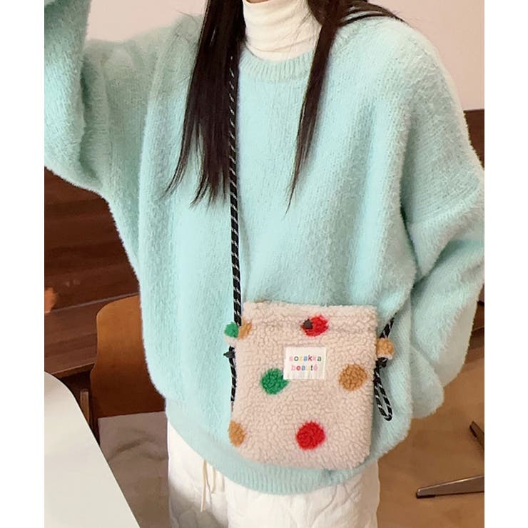 カラフルドット | ポシェット レディース スマホポシェット | ninon