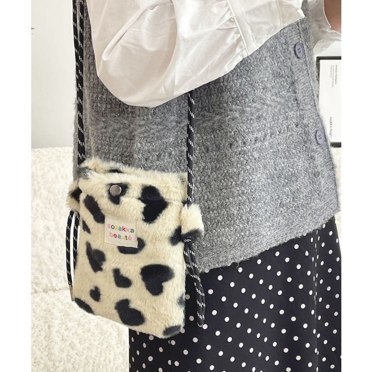 ブラックハート | ポシェット レディース スマホポシェット | ninon