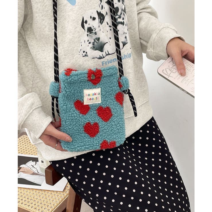 レッドハート | ポシェット レディース スマホポシェット | ninon