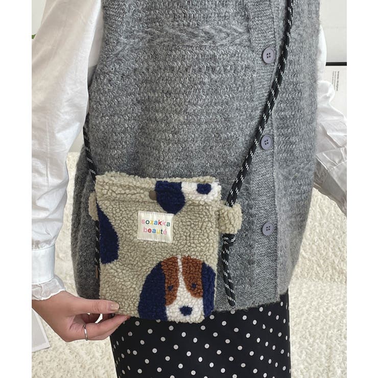 ドッグフェイス | ポシェット レディース スマホポシェット | ninon