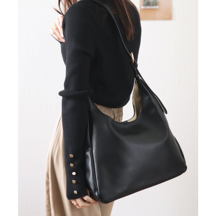 ブラック | ショルダーバッグ レディース 軽量 | ninon