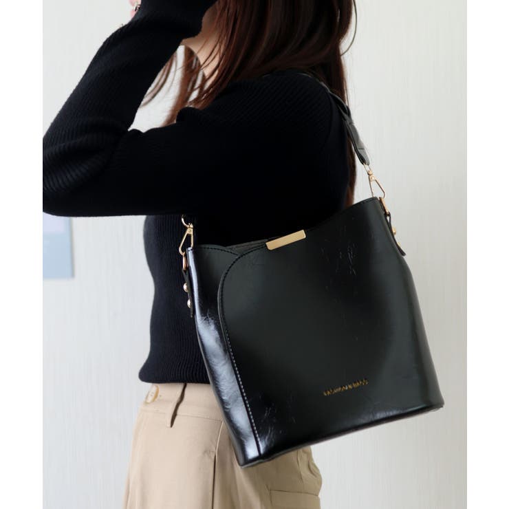 ブラック | ハンドバッグ レディース ショルダーバッグ | ninon