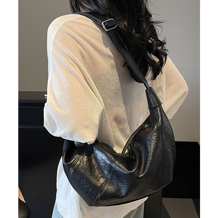 ブラック | ショルダーバッグ レディース 軽量 | ninon