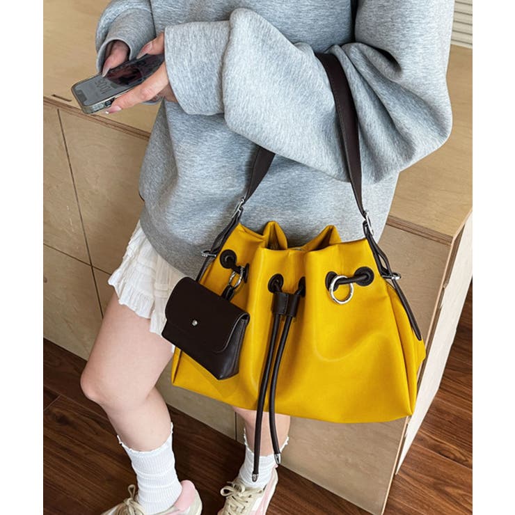 イエロー | ショルダーバッグ レディース 2way | ninon
