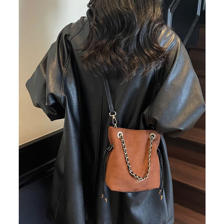 キャメル | ショルダーバッグ レディース 2way | ninon