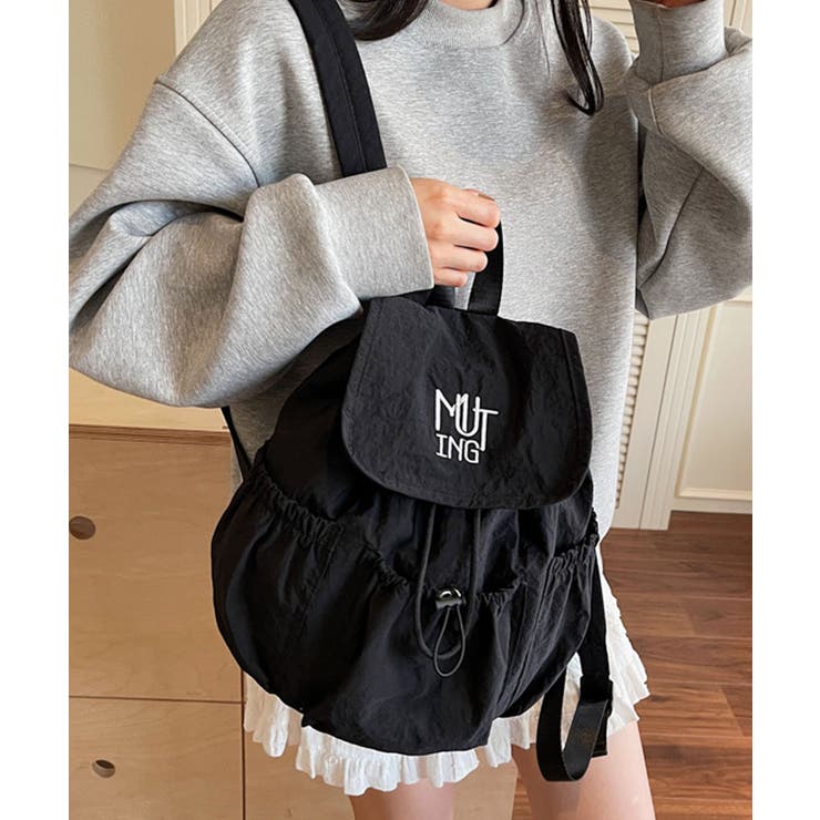 ブラック | リュック レディース 軽量 | ninon