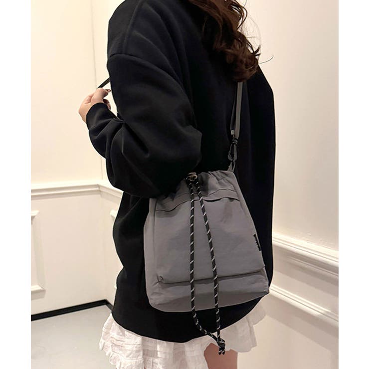 グレー | ショルダーバッグ レディース 軽量 | ninon