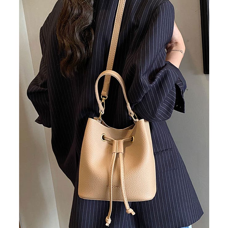 ベージュ | 巾着バッグ レディース ショルダーバッグ | ninon