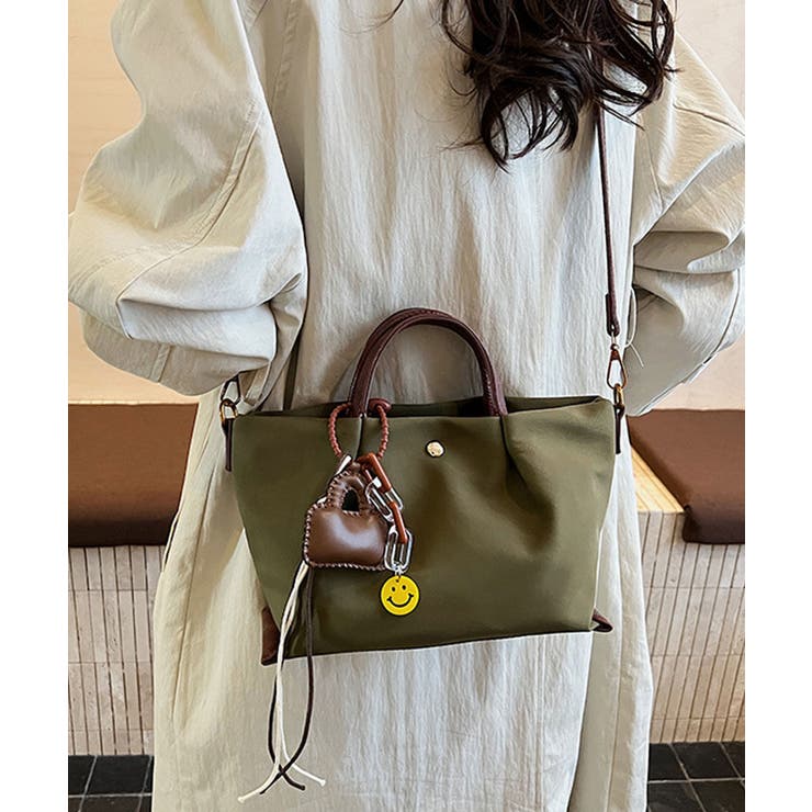 グリーン | ハンドバッグ レディース ショルダーバッグ | ninon