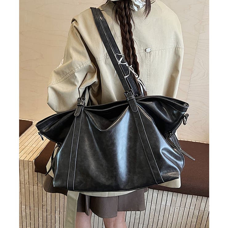 チャコールグレー | トートバッグ レディース A4 | ninon