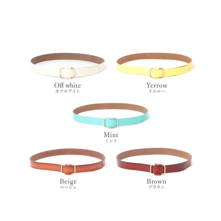 ベルト レディース 穴なし | ninon | 詳細画像17 