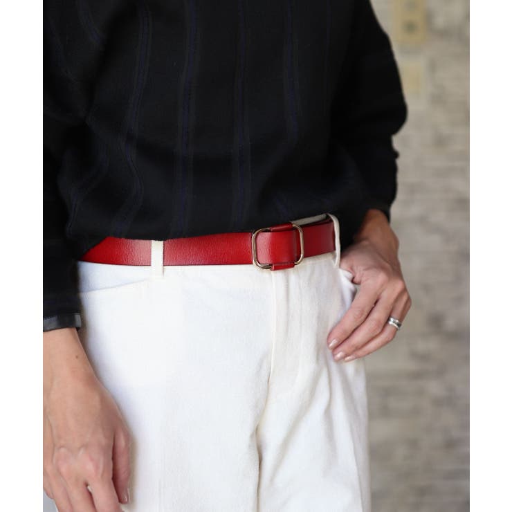 レッド | ベルト レディース 穴なし | ninon