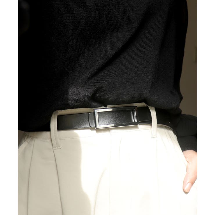 シルバー×ブラック | ベルト レディース メンズ | ninon