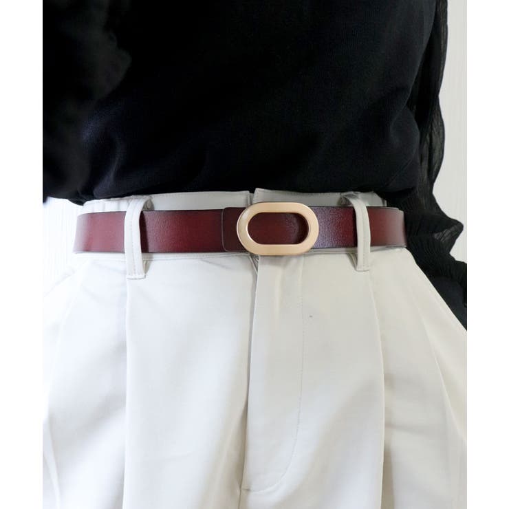ワインレッド | ベルト レディース メンズ | ninon