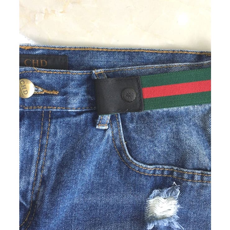 グリーン/レッドライン | ベルト レディース メンズ | ninon