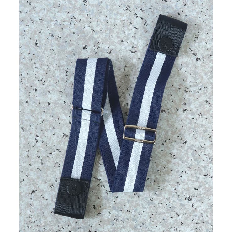 ネイビー/ホワイトライン | ベルト レディース メンズ | ninon