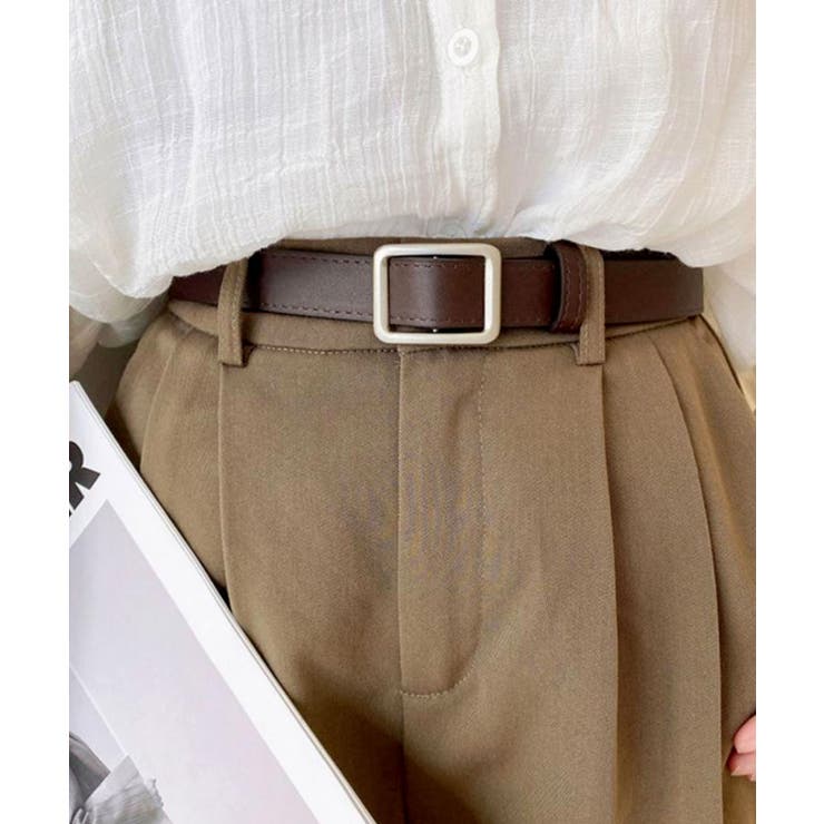 モカ/SL | ベルト レディース カジュアル | ninon