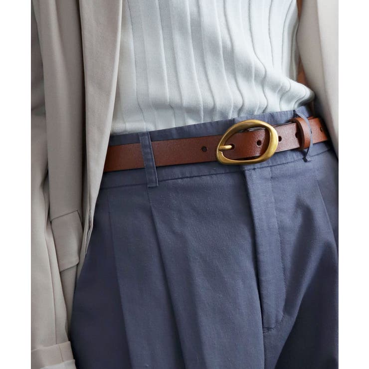 キャメル | ベルト レディース 牛革 | ninon