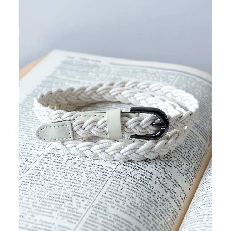 オフホワイト | ベルト レディース 穴なし | ninon