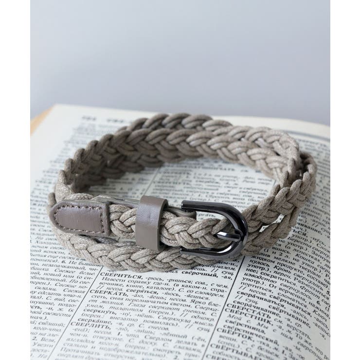 グレイッシュベージュ | ベルト レディース 穴なし | ninon