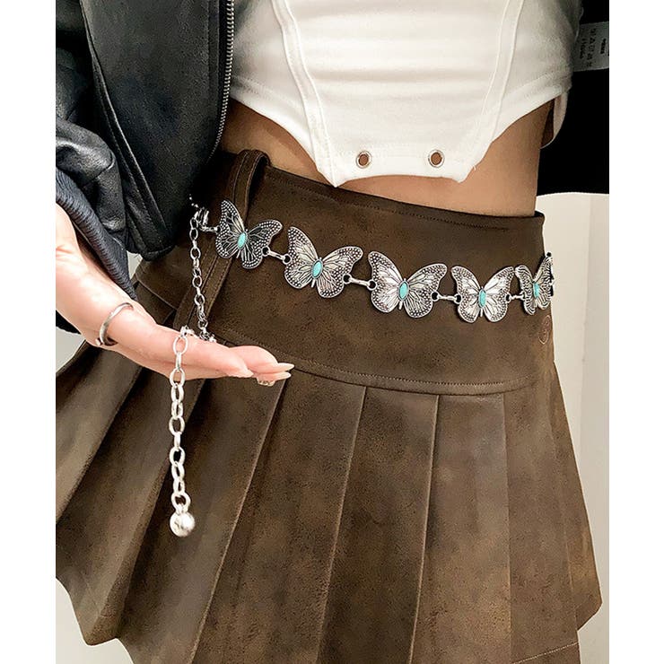 【新品・未使用】thevirginsチェーンベルト シルバー　ハートチェーン the virgins ヴァージンズ heart chain belt - メルカリ