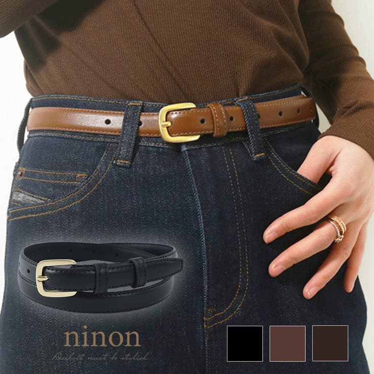 ベルト レディース メンズ | ninon | 詳細画像1 