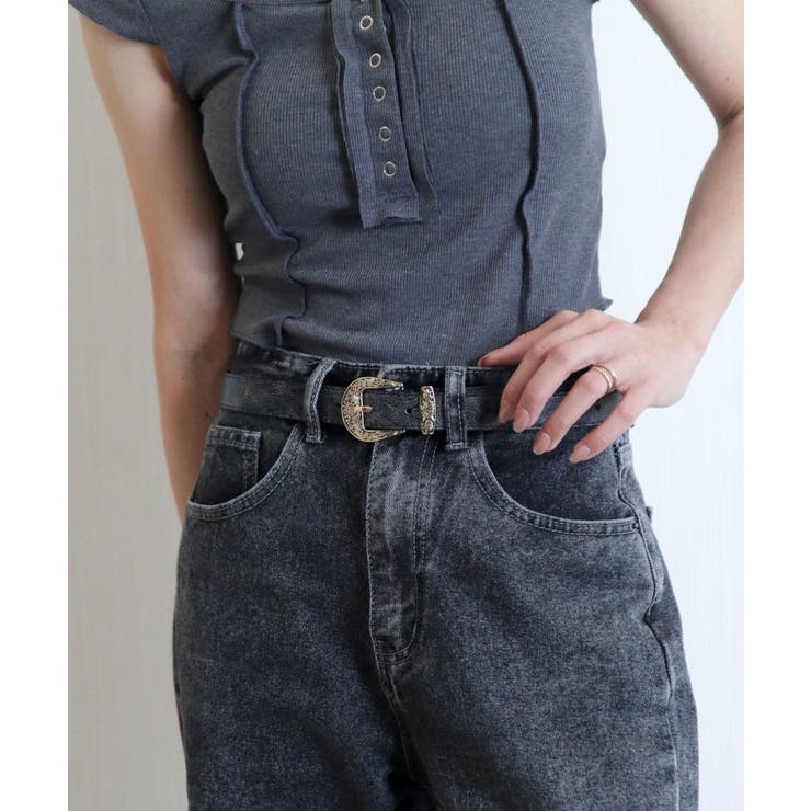 ブラック | ベルト レディース カジュアル | ninon