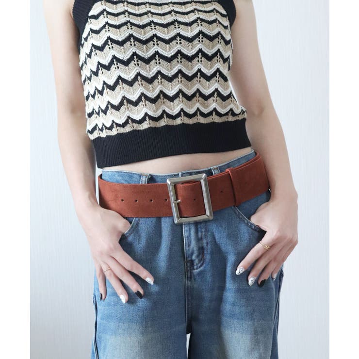 ベルト レディース ジーンズ | ninon | 詳細画像6 